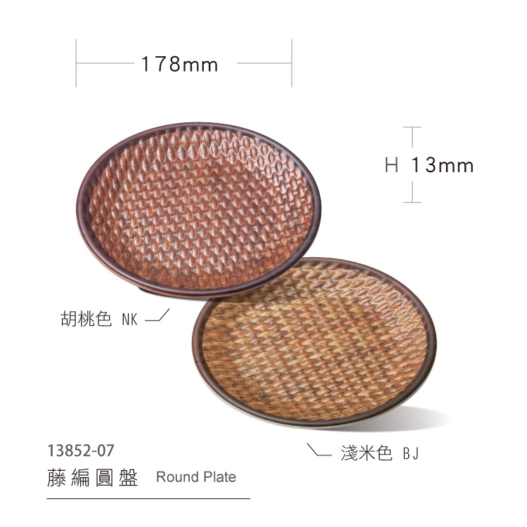 Factory Manufacturer Round A5 Melamine Plate